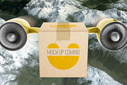Delivery Cargo Box PSD Mockup, a Cups & Container Mockup by Sinlatown (Thumbnail 4 of 6)