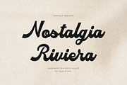 Nostalgia Riviera Handwritten Script, a Script Font by gracetype_studio (Thumbnail 1 of 12)