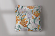Light Yellow-White Tulips Pattern, a Pattern Graphic by MarynaPetrovska (Thumbnail 8 of 10)