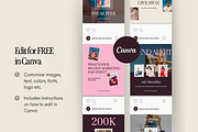 Pink Bold Instagram Canva Templates, a Social Media Template by Warmsoulgallery (Thumbnail 4 of 11)