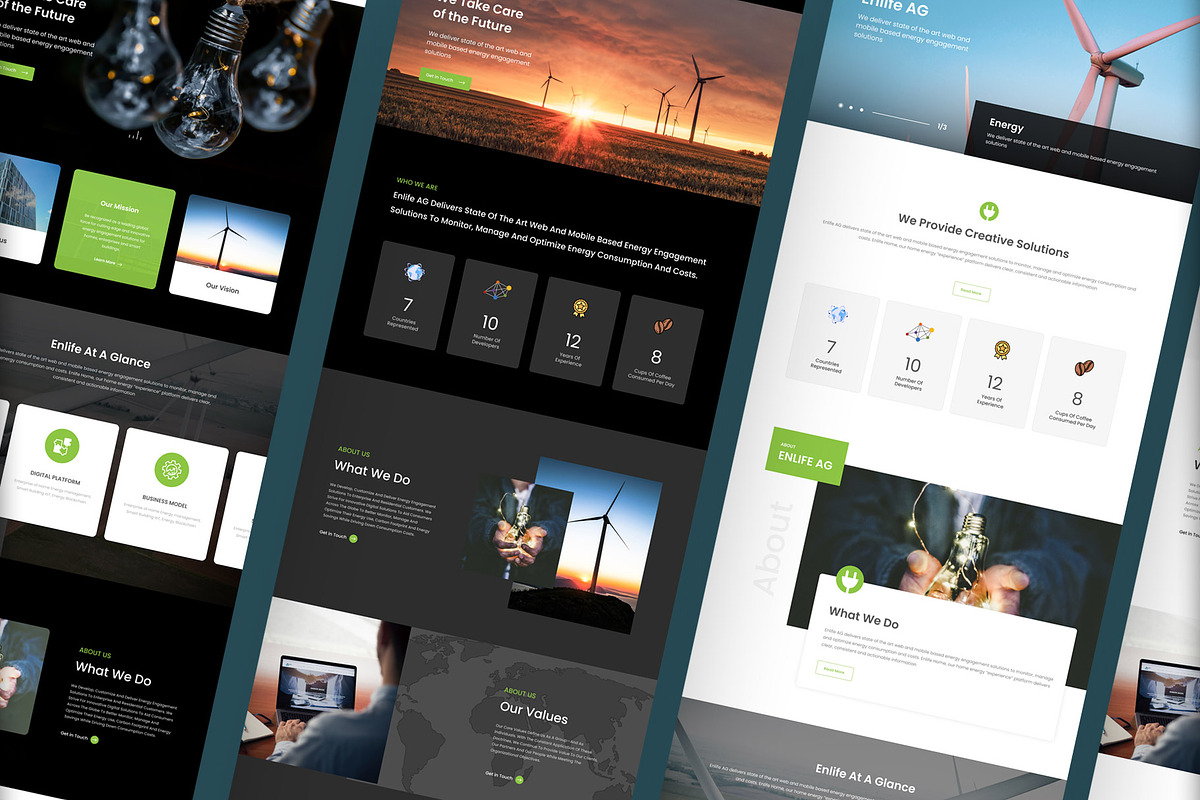 Energy Engagement Landing Page, a Templates & Theme by zeeshanriaz55