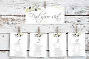 Greenery Wedding Invitation Suite, an Invitation Template by SunRayArtDesigns (Thumbnail 11 of 14)