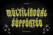 CS Hastings – Blackletter Font, a Blackletter Font by Craft Supply Co. (Thumbnail 5 of 8)