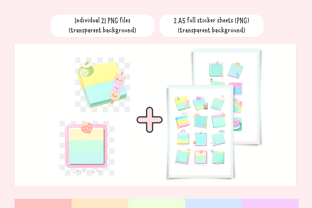 PLR Resell Digital Sticky Notes, a Stationery Template by Tas Creative Studio (Photo 5 of 7)
