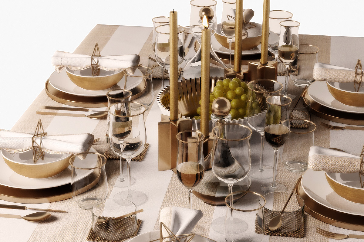 table setting 05, an Object 3D Model by 3dcruz (Photo 4 of 14)
