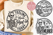 Feeling Kinda Idgaf-ish Today SVG, a Seasonal Illustration by Rose Art (Thumbnail 1 of 3)