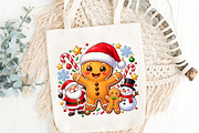 Cute Gingerbread Santa Christmas PNG, an Object Graphic by Zahyl Studio (Thumbnail 5 of 7)