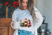 Let It Snow Christmas Coffee Png, an Illustration by DreamPrint404 (Thumbnail 5 of 7)