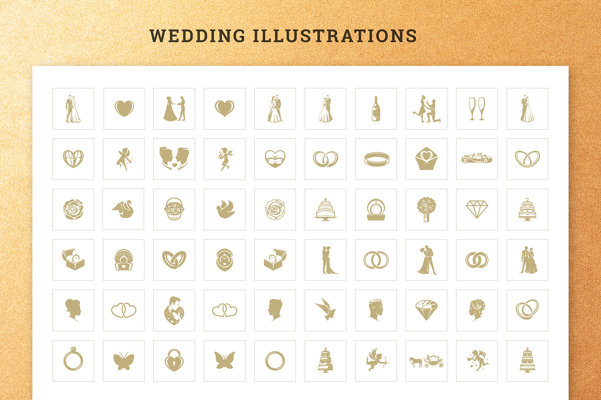 230 Wedding Overlays and Titles, an Invitation Template by Vasya Kobelev (Photo 45 of 47)