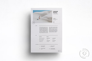 2 Page Blogger Media Kit Template