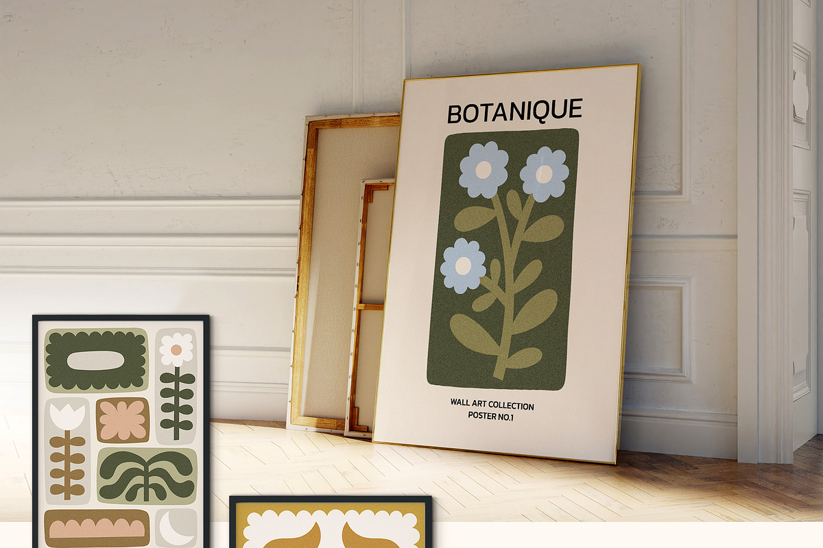 Neutral Flowers Vector Print Creator, an Object Graphic by ArtFM (Photo 8 of 14)