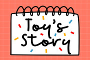 Toy's Story - Handwritting Font Duo, a Handwritten Font by HRDR (Thumbnail 1 of 11)