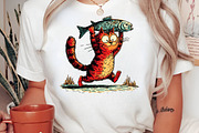 Funny Cat PNG Sublimation, an Illustration by Libby Wishes (Thumbnail 5 of 6)