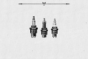 Classic Motor Bike Car Parts '33-'39, an Illustration by ArtefShop (Thumbnail 9 of 13)