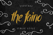 the faino typeface, a Script Font by alit design (Thumbnail 2 of 10)