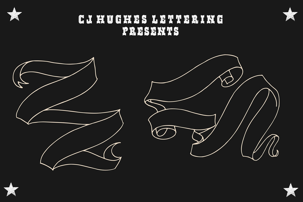 Hand Drawn Curly Banners, an Illustration by Texture Pics (Photo 3 of 4)
