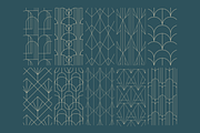 Geometric Art Deco Patterns, a Pattern Graphic by Firowerk (Thumbnail 9 of 9)