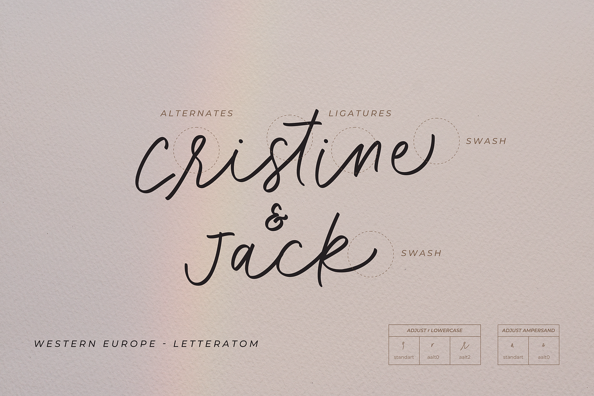 Western Europe | Bold Signature, a Script Font by Letteratom (Photo 9 of 14)