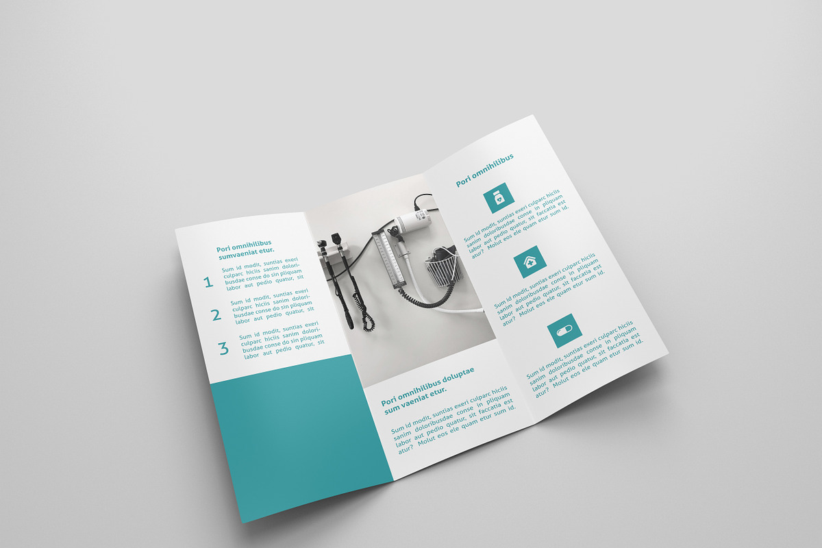 Medicine Tri-fold Brochures, a Brochure Template by Creatricks (Photo 2 of 2)