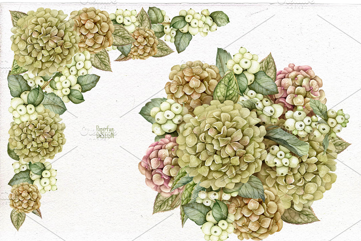 Thanksgiving watercolor Bundle., an Illustration by Mary (Photo 4 of 9)