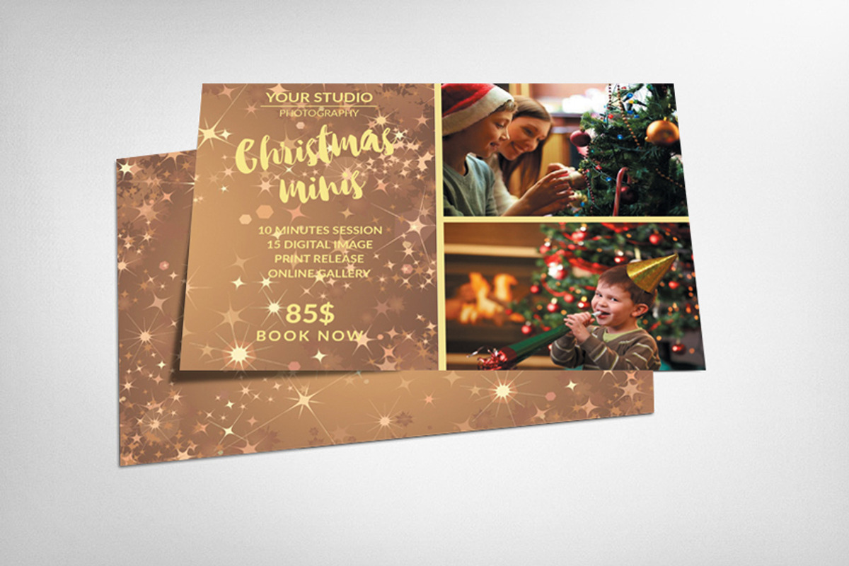 10 Christmas Cards Bundle, a Card Template by graphicforest (Photo 11 of 11)
