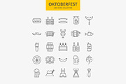 Oktoberfest Line Art Icons, an Outline Icon by Anna_leni (Thumbnail 2 of 6)