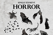 Horror collage. Halloween collection, an Object Graphic by ma_i_vi (Thumbnail 8 of 18)