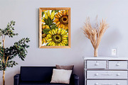 Sunflower Patterns Collection, a Pattern Graphic by ilonitta (Thumbnail 15 of 16)
