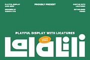 Lalalili Bold Sans Serif Font, a Sans Serif Font by Vadovastd (Thumbnail 1 of 7)
