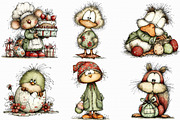 Whimsical Easter Clipart, an Illustration by Libby Wishes (Thumbnail 4 of 7)