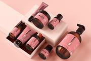 250+ Cosmetic Branding Mockup Bundle, a Cups & Container Mockup by pmvch (Thumbnail 12 of 273)