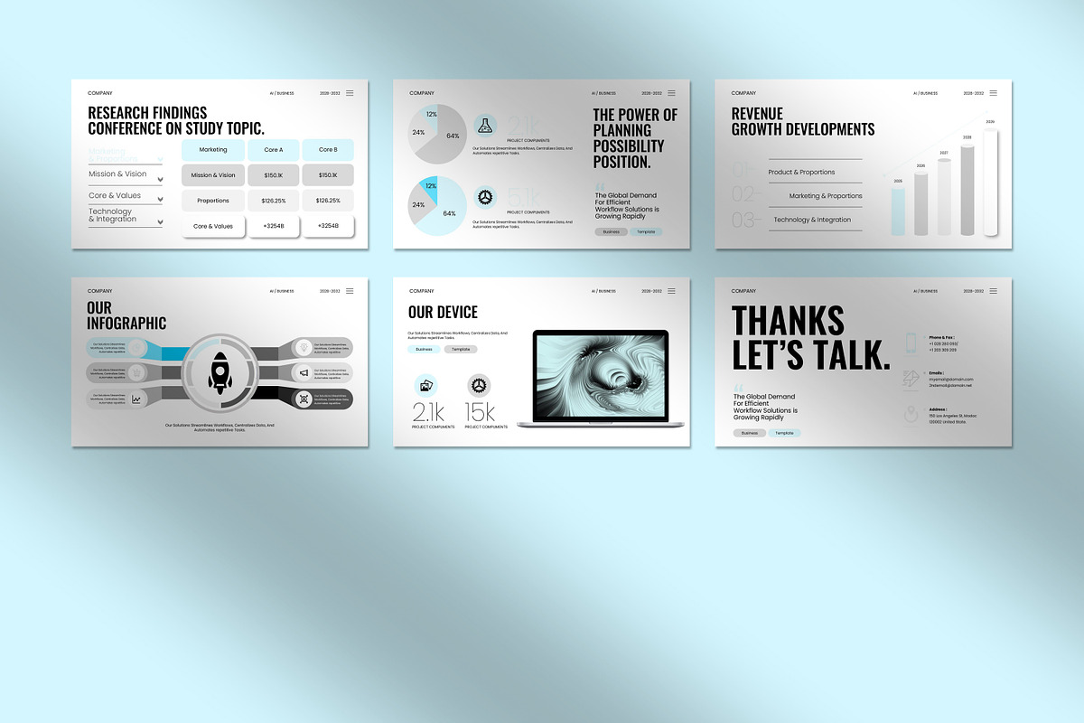 Minimal Pitch-Deck Presentation, a Presentation Template by Slide-Agency (Photo 7 of 9)