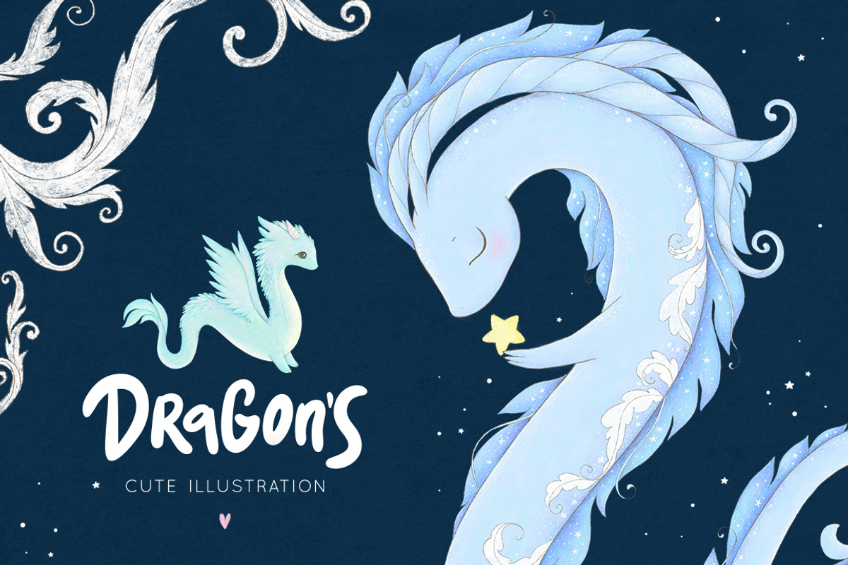 Fantasy Dragon illustration, an Animal Illustration by Magic & Dreams (Photo 1 of 5)