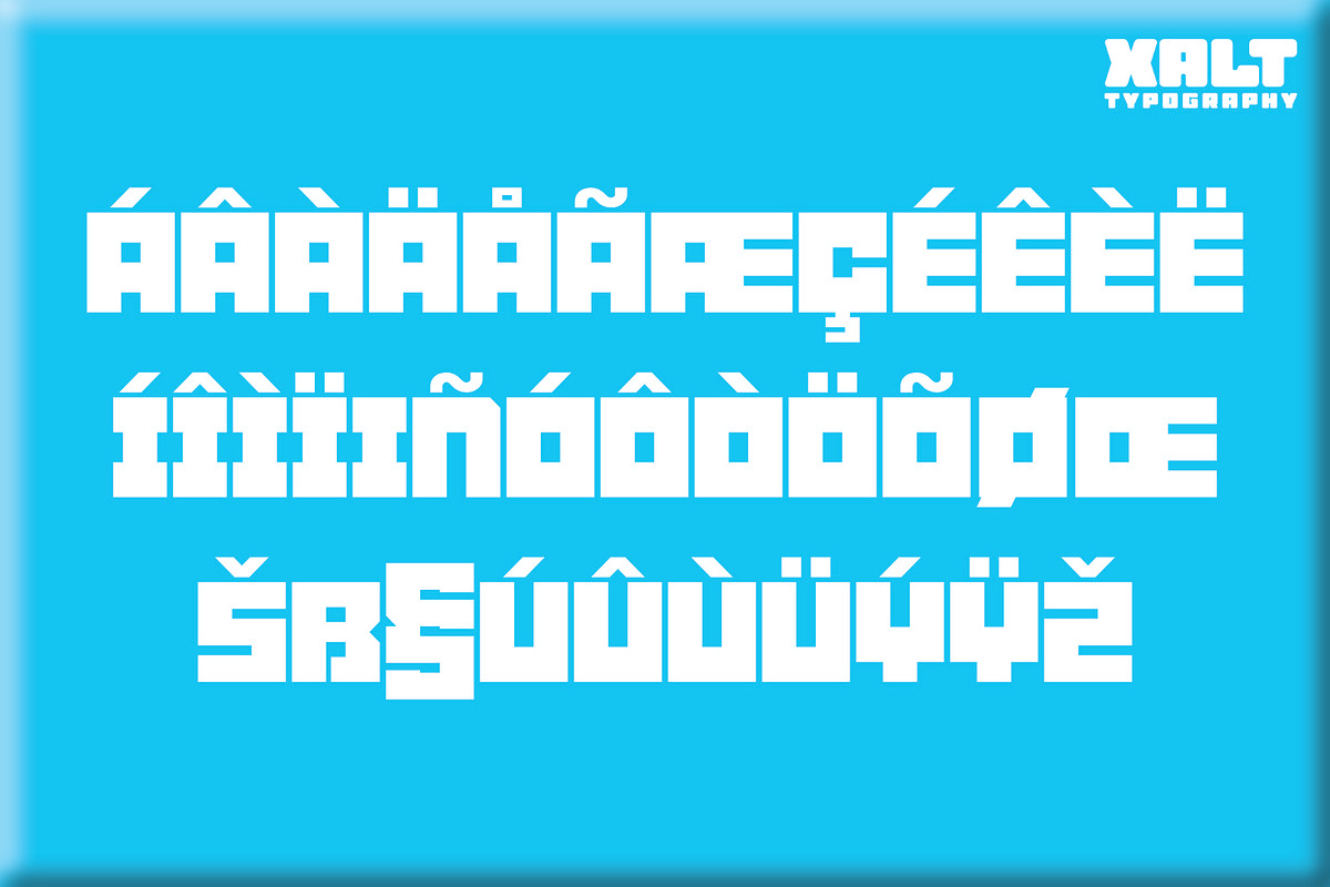 YEP – The Big, Bold Block Font, a Sans Serif Font by XALT Typography (Photo 5 of 6)