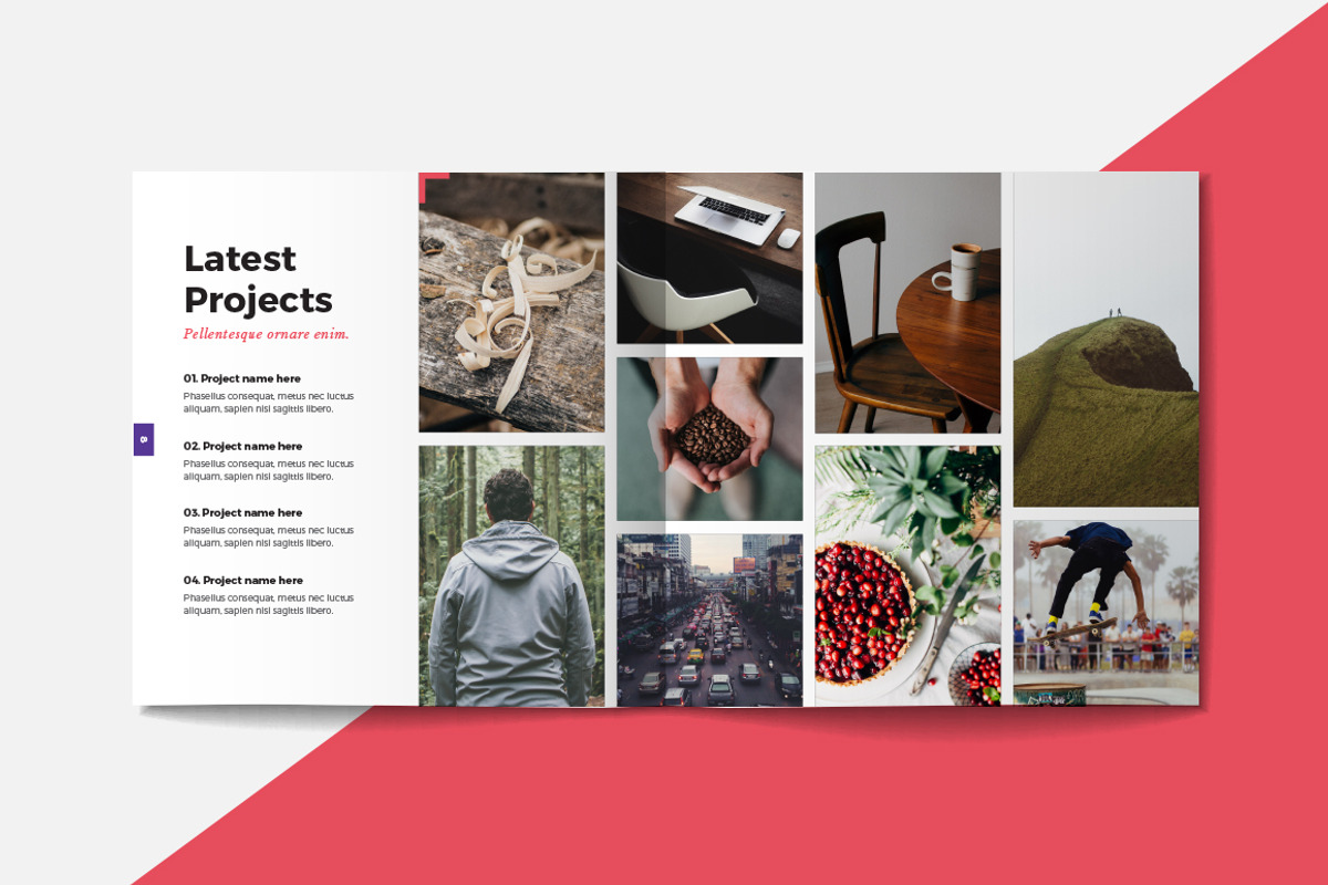 Square Portfolio Brochure Template, a Brochure Template by RWstudio (Photo 5 of 7)