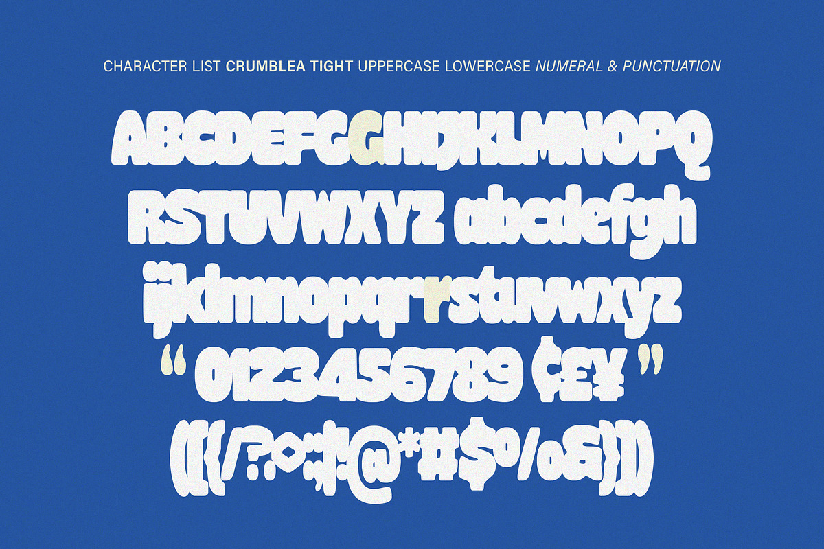 Crumblea - Modern Rounded Bold Sans, a Sans Serif Font by Typia Nesia (Photo 3 of 14)
