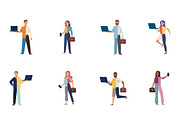 Hybrid Work Illustration Set, a Templates & Theme by studiogstock (Thumbnail 2 of 2)