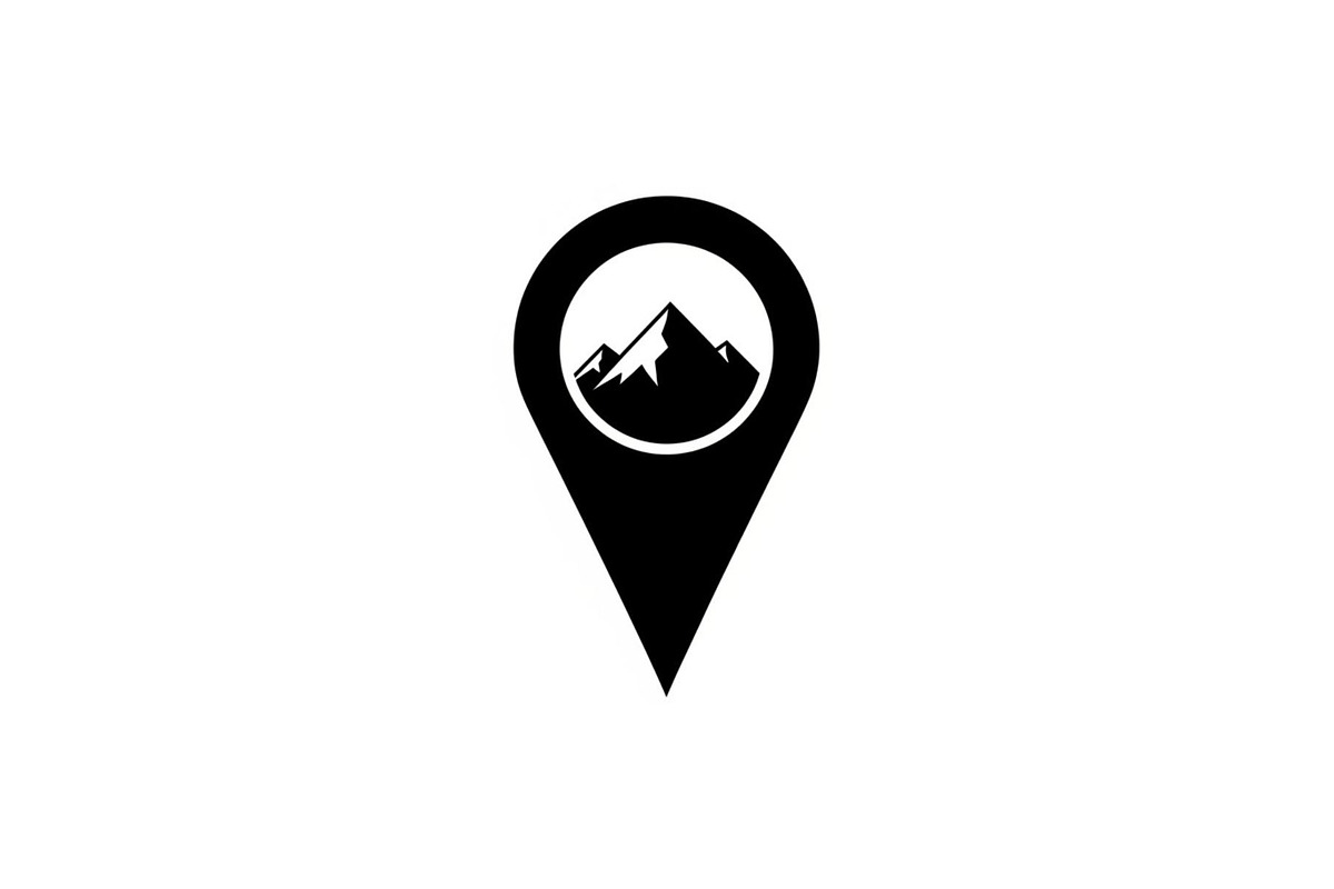 Mountain Location Pin Icon Set, a Graphic by hafijul (Photo 9 of 11)