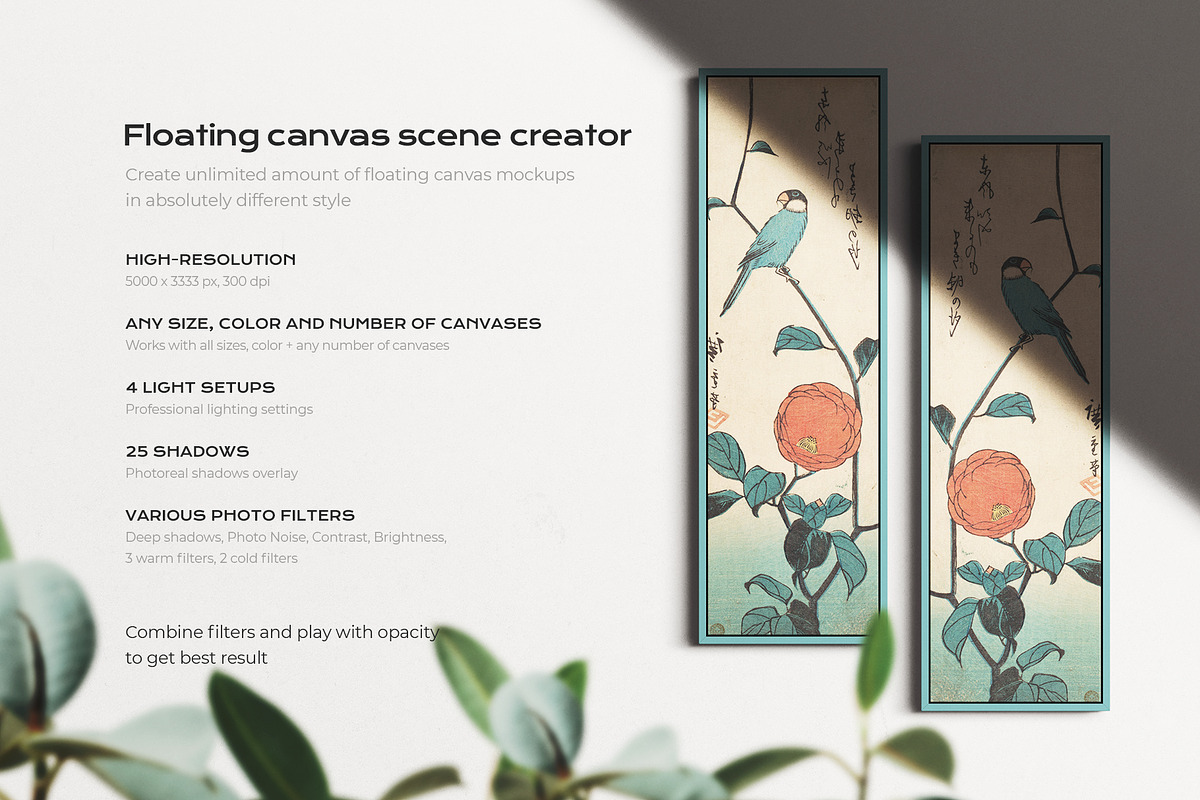 200 Frame Canvas Mockup Bundle, a Household Mockup by FoundImages (Photo 5 of 57)
