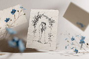 Blue Bloom Paper Mockup Collection, a Product Mockup by NikiArts (Thumbnail 9 of 13)