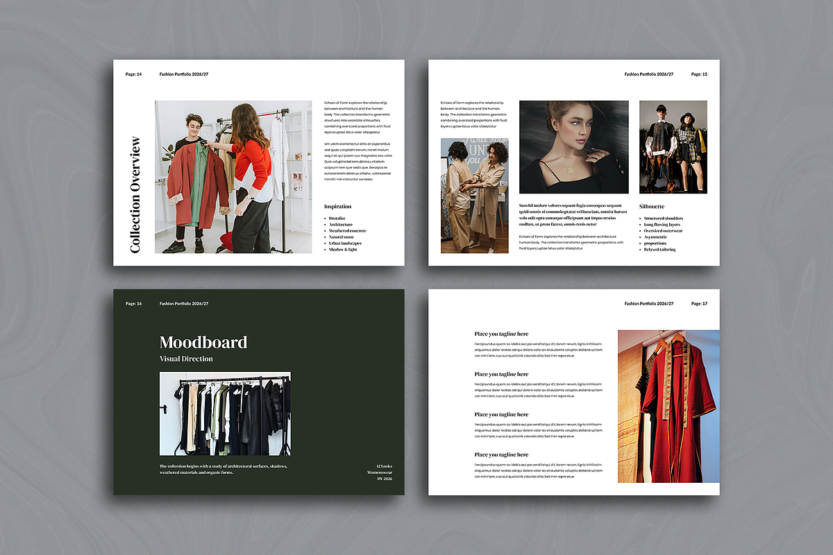 Fashion / Portfolio Template, a Brochure Template by ArtisticLand