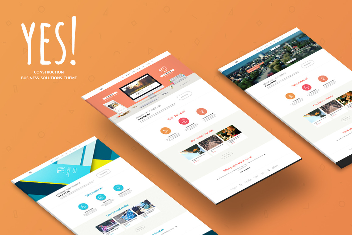 YES - Advertising & Creative Agency, a WordPress Template by ThemeREX