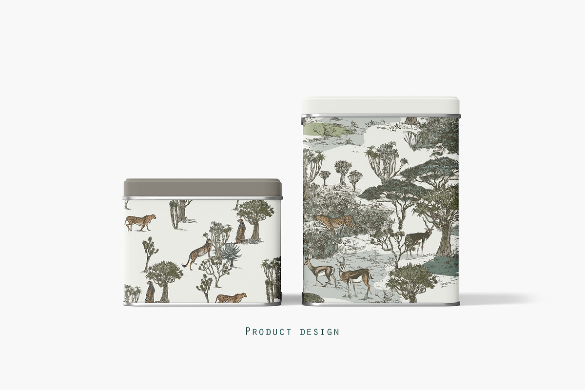 Safari. Seamless Patterns + Panorama, a Pattern Graphic by Irina Dolgikh (Photo 21 of 21)