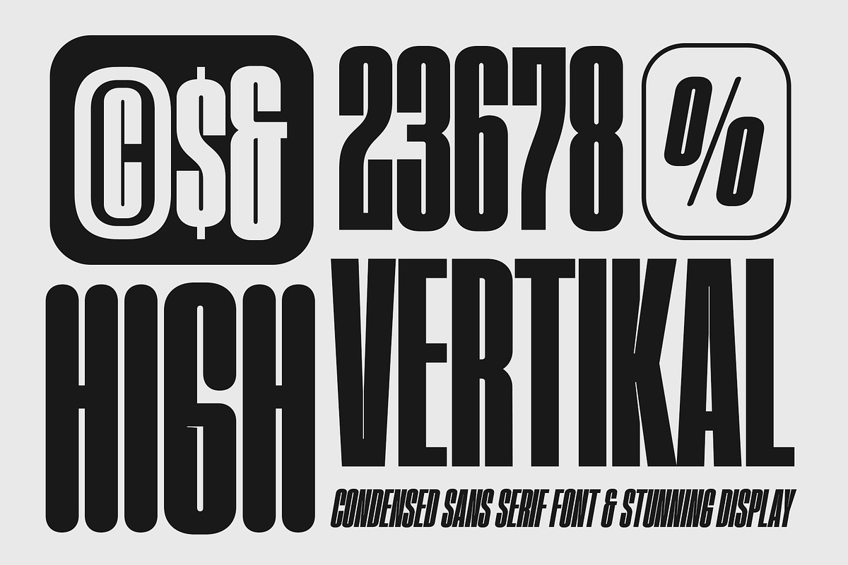 Homura - Condensed, a Sans Serif Font by Arterfak Project (Photo 4 of 14)