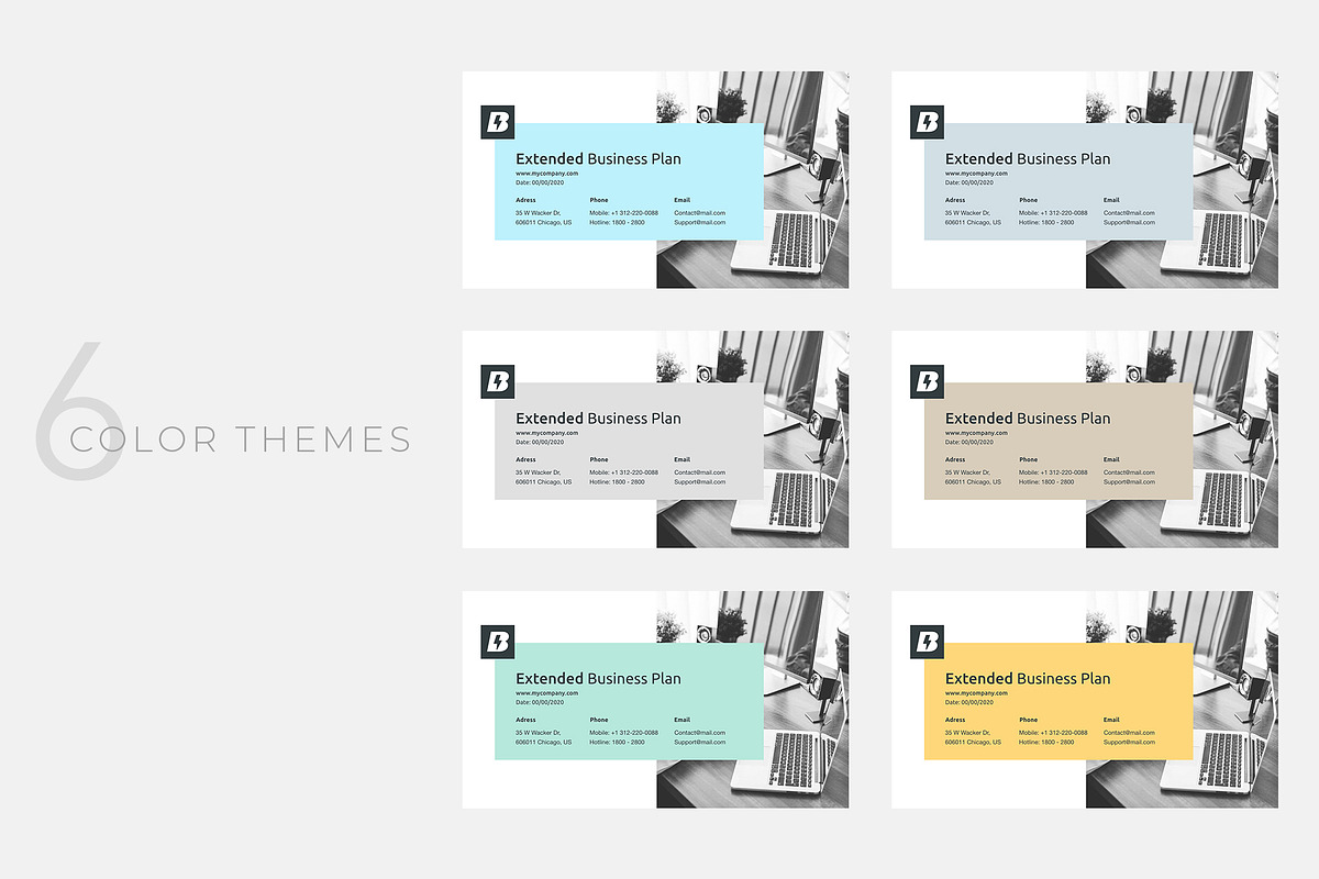 Extended Business Plan PowerPoint, a Presentation Template by JetzTemplates
