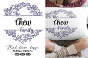 laurel wreath SVG, flower border, a Graphic by hanacrochetdesign (Thumbnail 10 of 11)