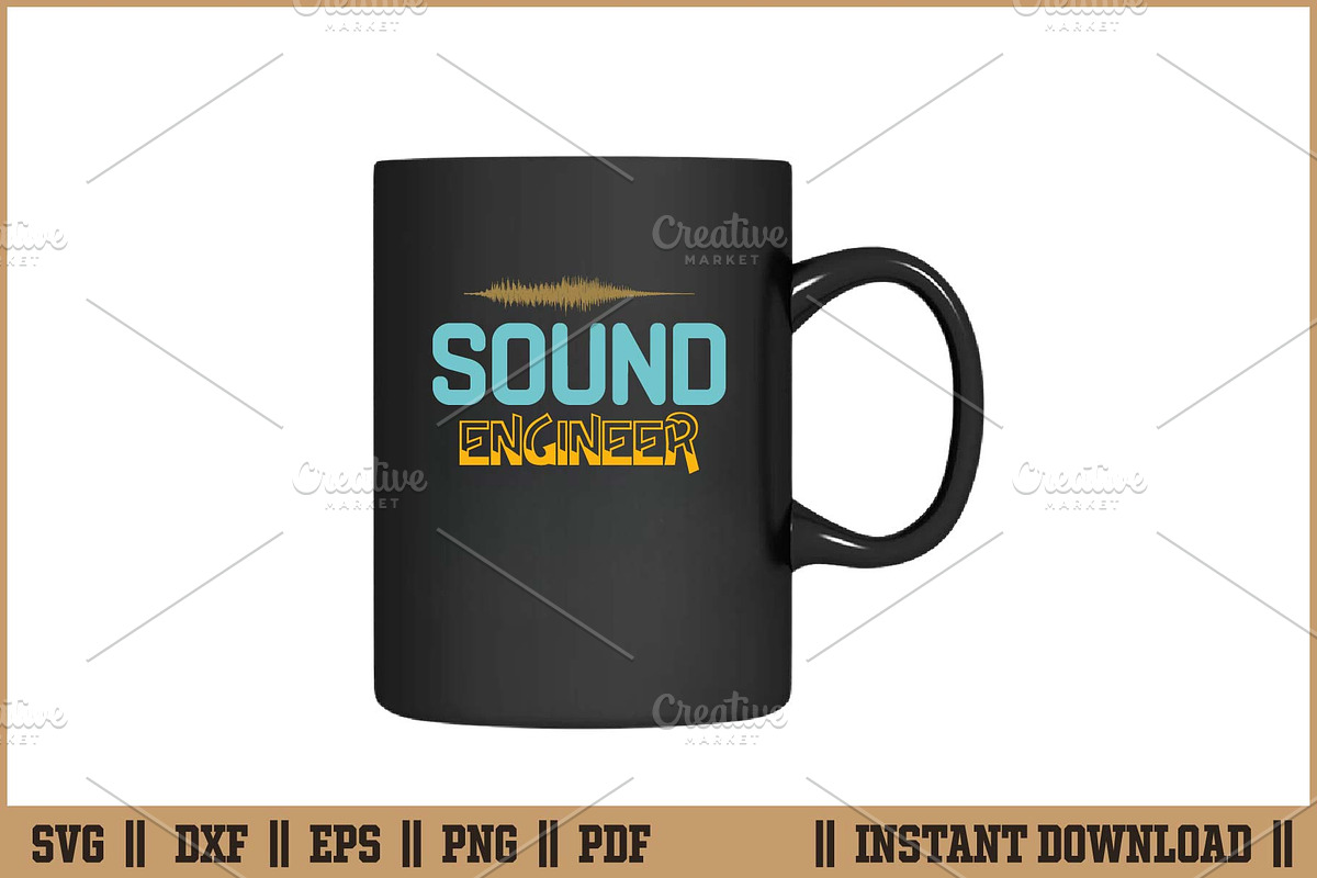 Sound Engineer Music Production SVG, a Work Illustration by Handy Arts Studio (Photo 3 of 3)