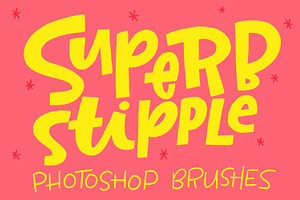 Superb Stipple Photoshop Brush