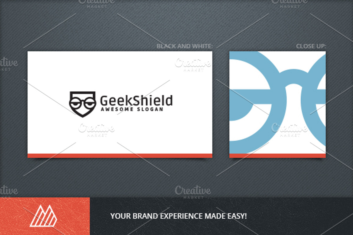 Geek Shield Logo Template, a Branding & Logo Template by Mantas Bac (Photo 4 of 4)