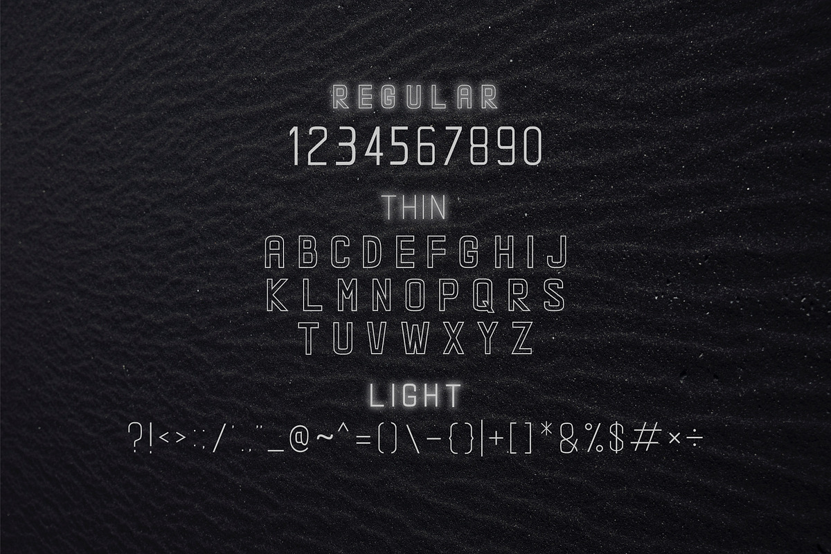 LUMOS - A Consistent Font Family preview 5